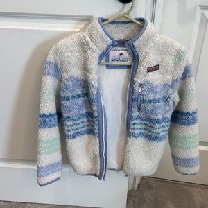 Vineyard Vines Kids Fleece Jacket - Blue, Green, White